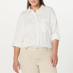 The Drop Linen Blouse